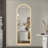 65" x 21" LED Full Length Wall Mirror, Symmetrical Arch Design, 3-Color Dimmable Lighting, Shatterproof
