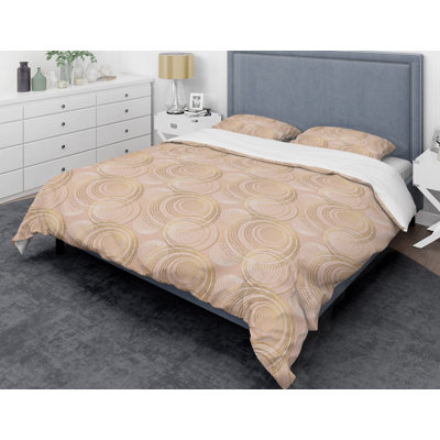 Polyester Twill Geometric Shapes Duvet Cover Set