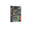 Vase floral vert sur toile noire, décoration murale 24 x 18 po