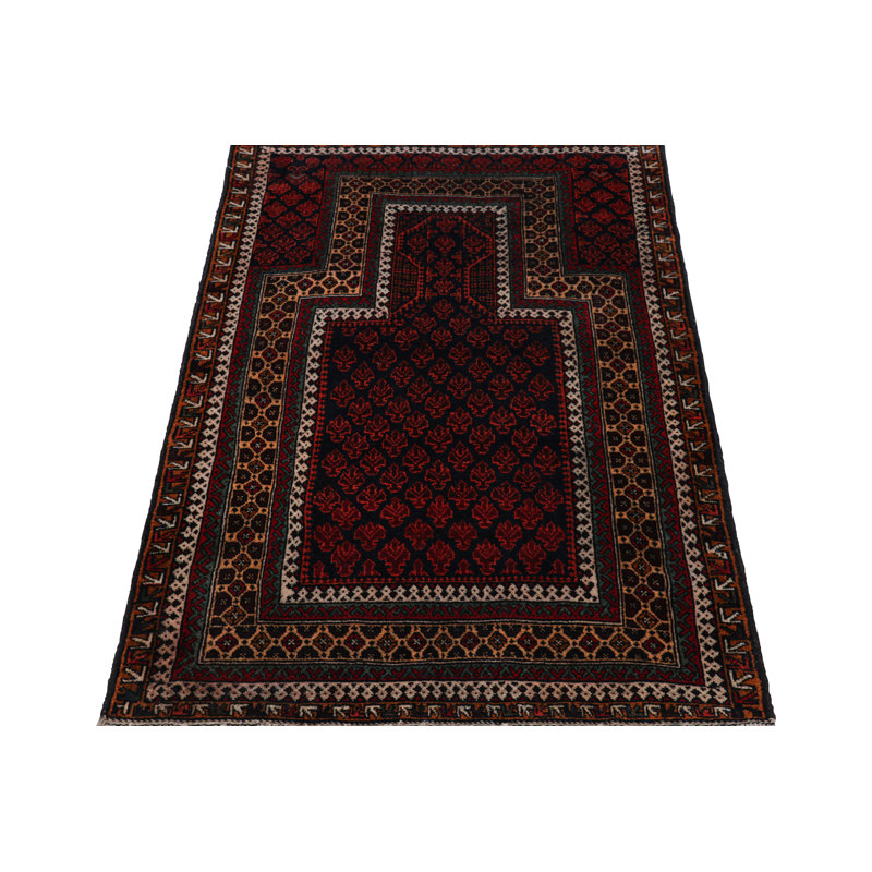 One-of-a-Kind 2'1"X4'5" Hand Knotted Area Rug