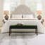 Banc long rembourré 50,25 po Chenille-428713447