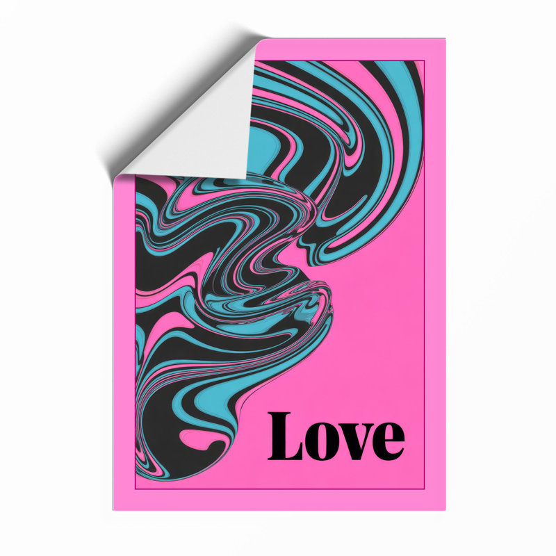 Love In Motion Modern - Print, Unframed, A4 - 29.7 x 21.0 cm