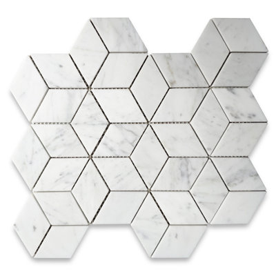 10" x 11" Marble Random Mosaic Floor Use Tile