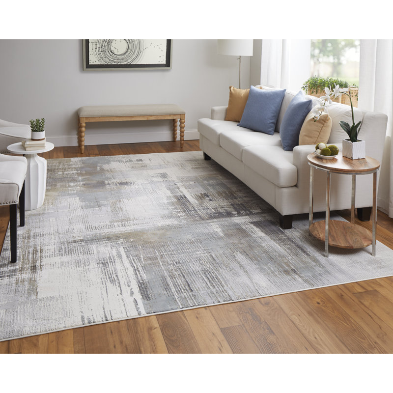 Rohaan Performance Abstract Indoor Rug, Rectangle 3'10" x 6'