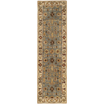 Antiquity Hand-Tufted Blue / Ivory Area Rug