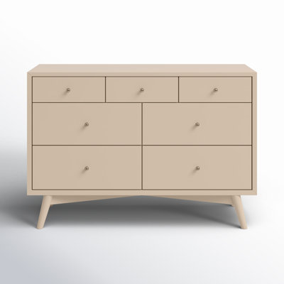 Palma 7 Drawer 53" W Double Dresser