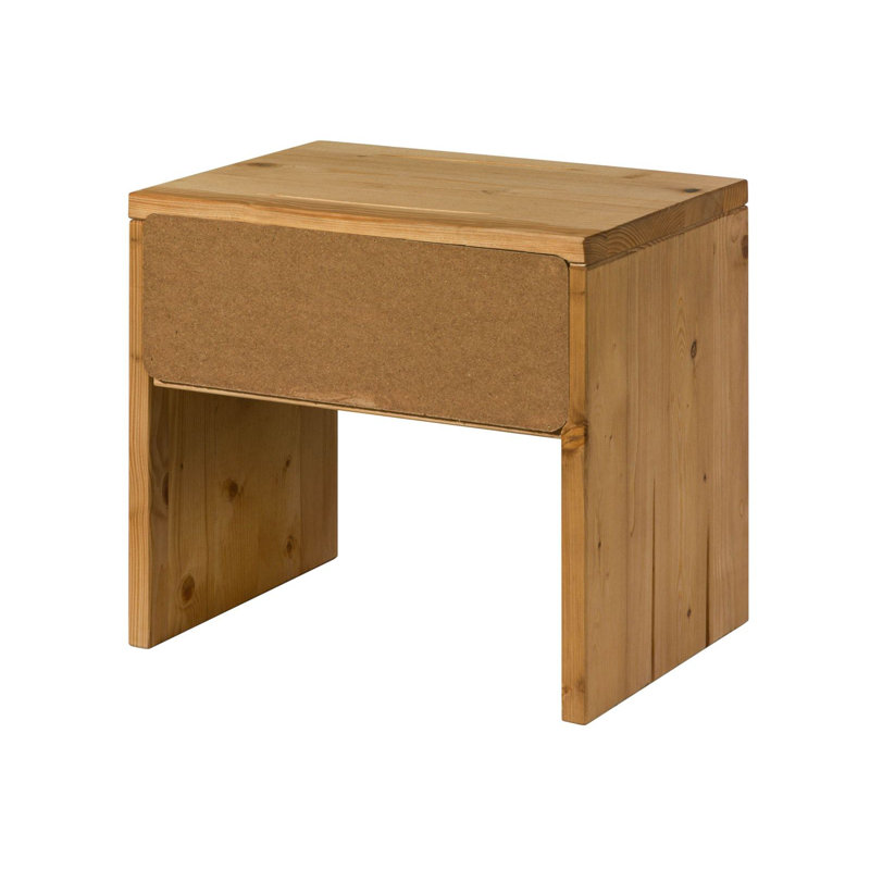 BALKENMÖBEL 50cm W Solid Wood Bedside Table