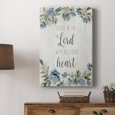 Trust in the Lord - galerie sur mesure Cavas