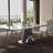 Light luxury rectangular rock plate dining table-107124150