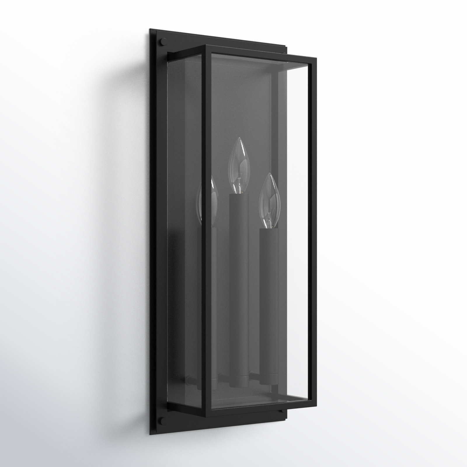 Cadboro Outdoor Wall Light, 21.5" H x 9" W x 4" D