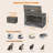 19.7" Rattan Cat Litter Cabinet -1530387459