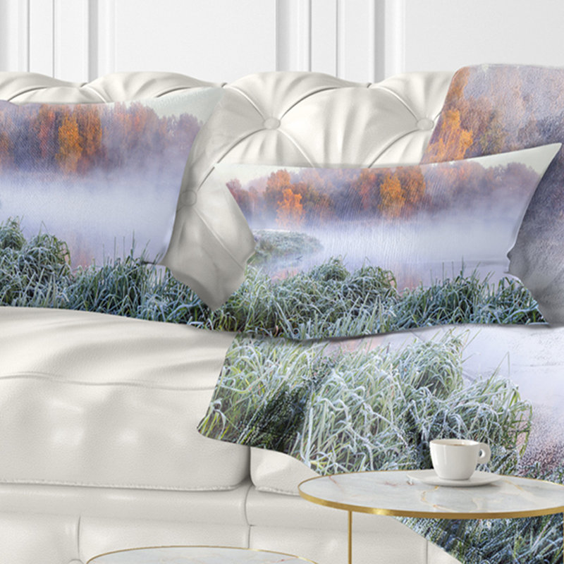 Coussin lombaire paysage