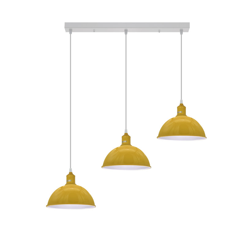 Labeeba 3 - Light Kitchen Island Pendant, Yellow