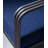Modern 1-Seat Garden Sofa, Dark Blue, 32.7 x 26.4 x 29.5 inches | Durable 100% Metal Frame, Soft 100% Polyester Fabric | Stylish Outdoor Seating, Perfect for Patios, Decks & Gardens, Elegant Solid Color Design