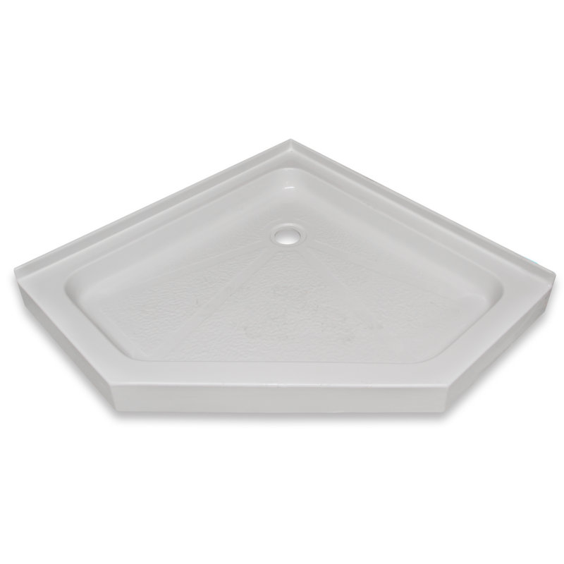 Signature 38'' W 38'' D Neo-Angle Single Shower Base