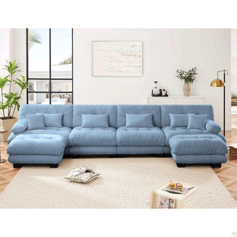 Free Combination Modular Sectional Sofa,U Shaped Couch
