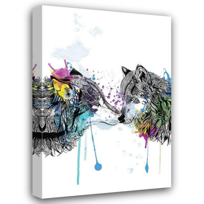 Art sur toile tendue avec Dakin Fields Roberts, Karin Gallery: Wolves