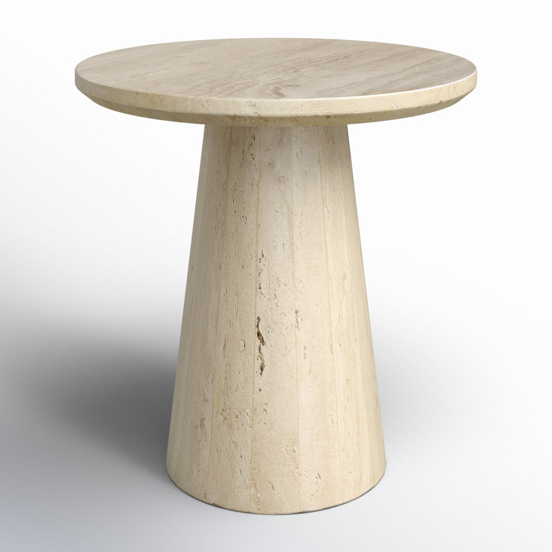 Breithaup Stone Top End Table