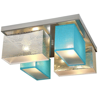 Partlow Fabric Semi Flush Mount