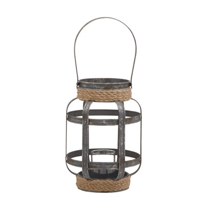 Lanterne de table en fer