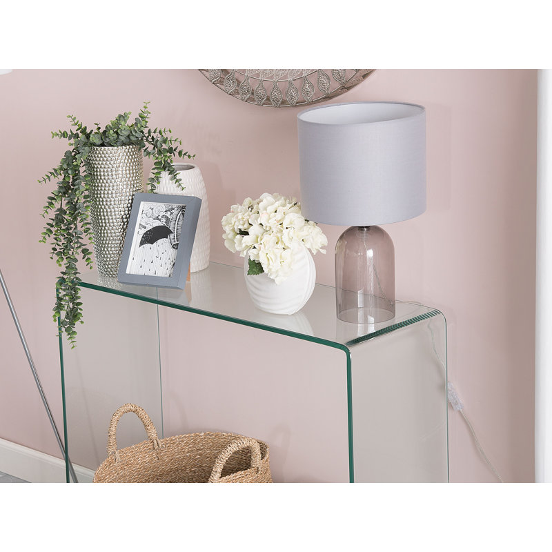Bayville 90cm Glass Console Table