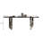 Tempered Glass Stainless Steel black Dining Table-1003059328