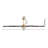 60 In. 8-plywood Double-sided Black and Walnut Blades Ceiling Fan With Remote Dc, Gold-713002702-713002698-713002696