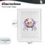 Reproduction sous verre encadrée «Tide Dancer Crab», conception par Shelly Craig-182276270-182276264