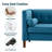 77'' Wide Velvet Tufted Square Arm Standard Sofa-456119288