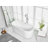 Jakeil 59'' x 27.5'' Soaking Acrylic Bathtub-108229763