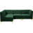 Enson Velvet L-Shaped Sectional Reversible-276259340