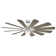 65" Wyndmill 12 - Blade Indoor/Outdoor Smart Ceiling Fan with Remote Control and LED Light Kit Included, Works With Alexa and iOS / Android App