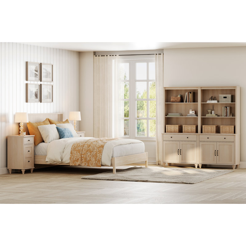Bibliothèque Scarlett H 72,1 "x l 67,7", Beige clair