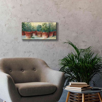 Aarit " Potted Herbs II " by Carol Rowan