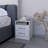 Nightstand, Two Drawers, Concealed Shelf,Nightstand Bedside Table-1885100415
