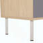 Arbre à chat moderne 2 en 1 et armoire d'appoint avec rangement, petite bibliothèque en bois avec bac à litière, armoire d'escalade pour chat avec rangement caché