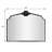 Lindon Arched Iron Wall Mirror-147332775-147332784
