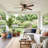 52-inch Flush Mount Ceiling Fan with Remote-1928604797