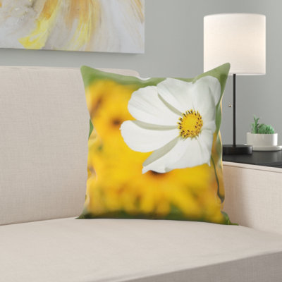 Coussin décoratif fleur