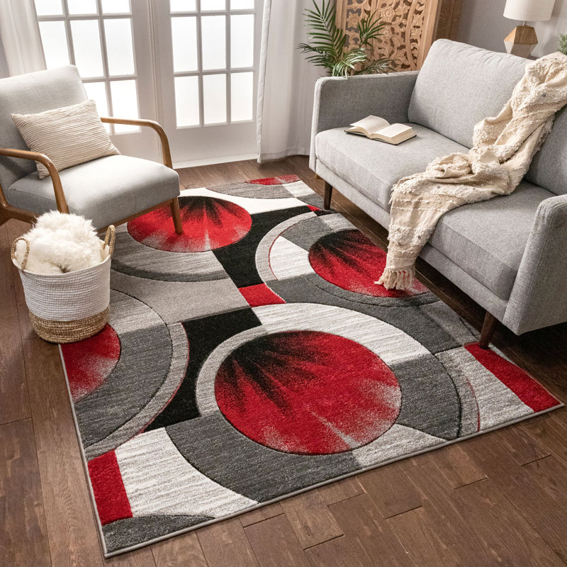 Geometric Area Rug, Rectangle 160cm x 220cm