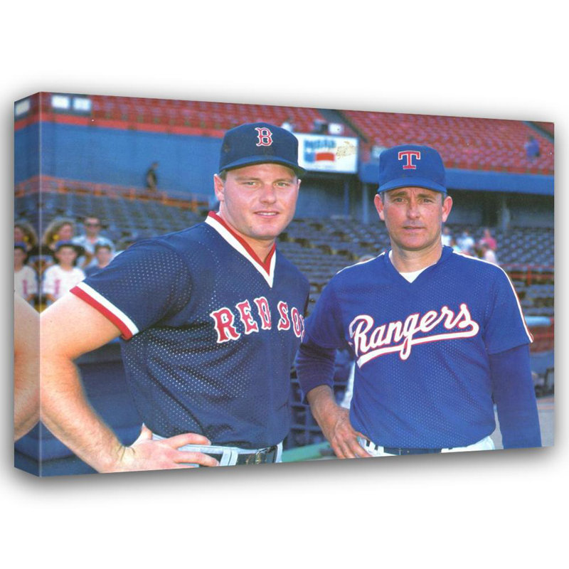 Nolan Ryan et Roger Clemens, H 14 po x l 18 po