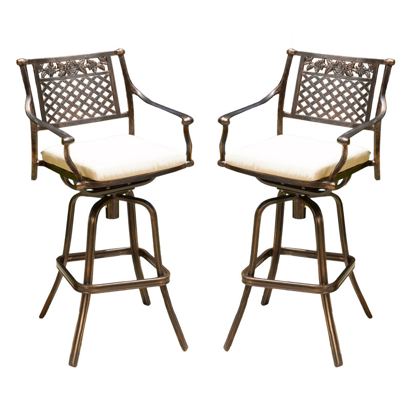 Tabouret de bar avec coussin Ragon