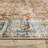 Goreville Machine Washable Performance Non-Skid Rust/Blue Rug Mat-1176270912
