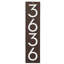 Floating Modern 3" Number Vertical Address Plaque (4 Digits)-435911361-435905923-435907216
