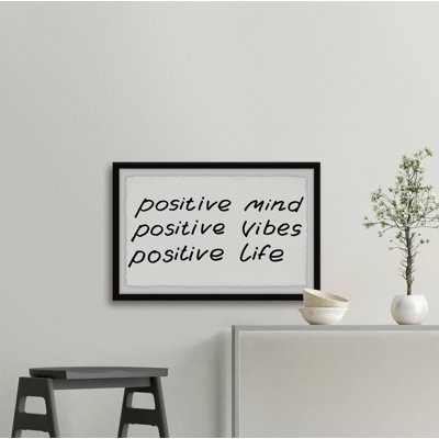 Positivity - Single Picture Frame Painting