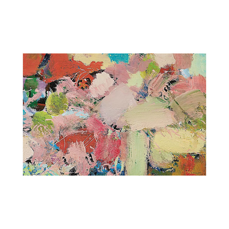 Azaleas 1 Piece Wrapped Canvas Wall Art, 30.48 cm H x 45.72 cm W