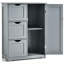 Armoire de rangement latérale avec 3 tiroirs et 1 armoire de rangement Rosalva-1206730727