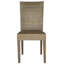 chaise d’appoint en acajou gris  Willow