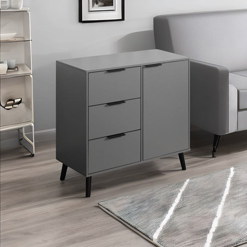 Armoire d'appoint Breidy, Gris