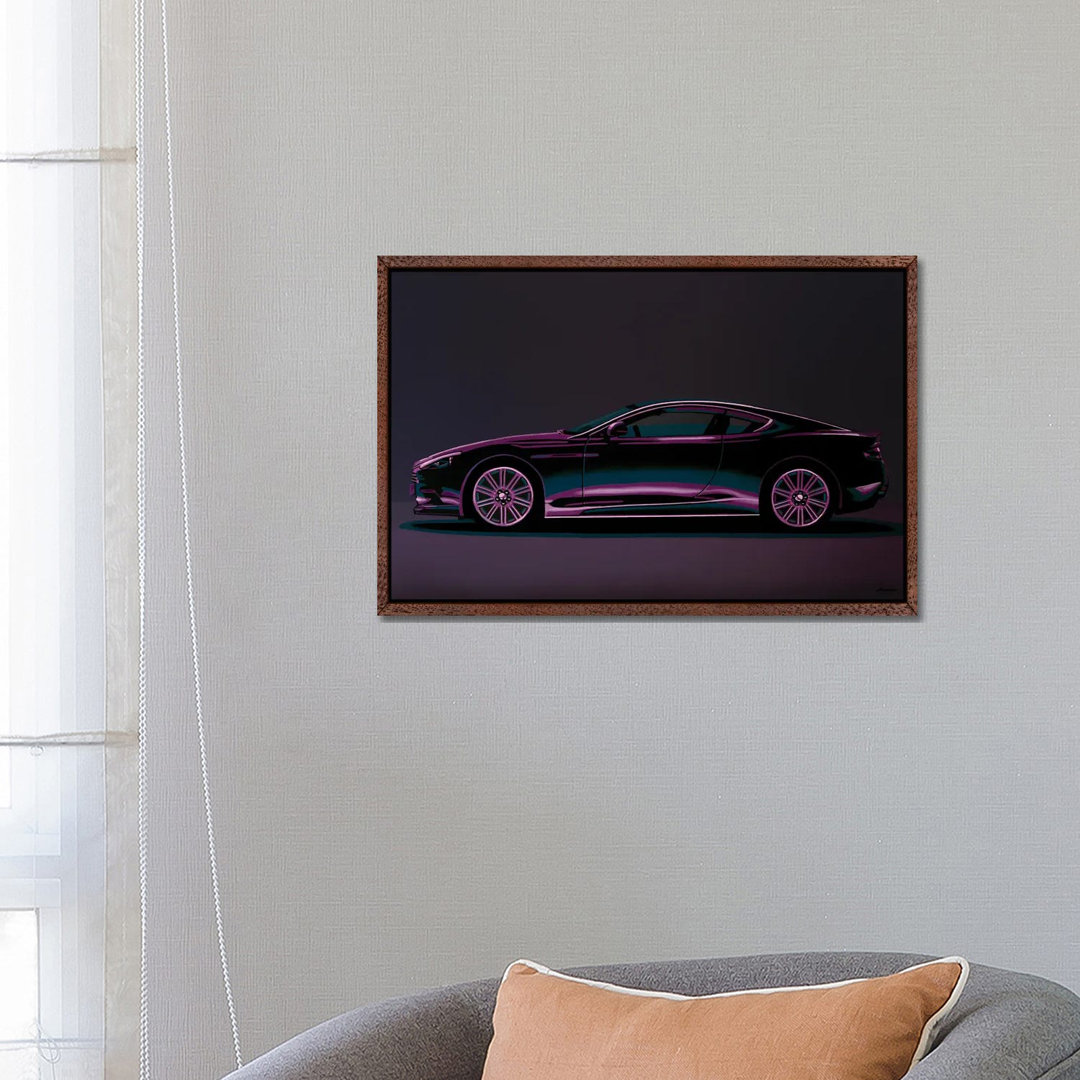 Aston Martin DBS V12 2007 by Paul Meijering - Print on Canvas